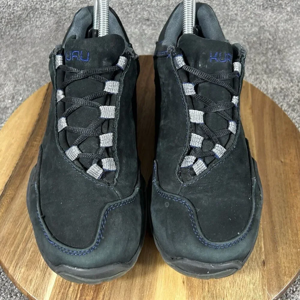 KURU Chicane Women’s Sz 8.5 Black Leather Rugged Walking Trail Hiking Shoes Used